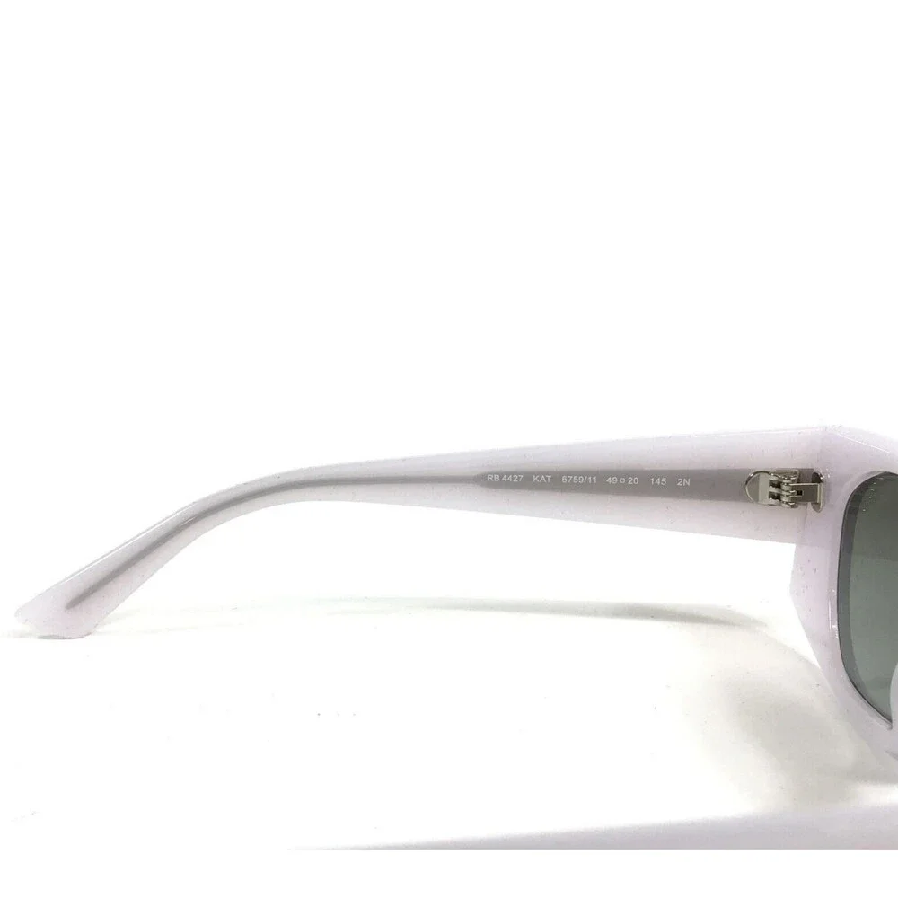 Ray-Ban Sunglasses RB4427 KAT 6759/11 White Snow Frames w/ Gray Gradient Lenses